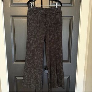 THE LIMITED Women’s Black Tweed Wide Leg Cassidy Fit Pants Size 2